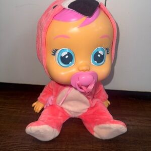Cry Babies Flamingo Doll